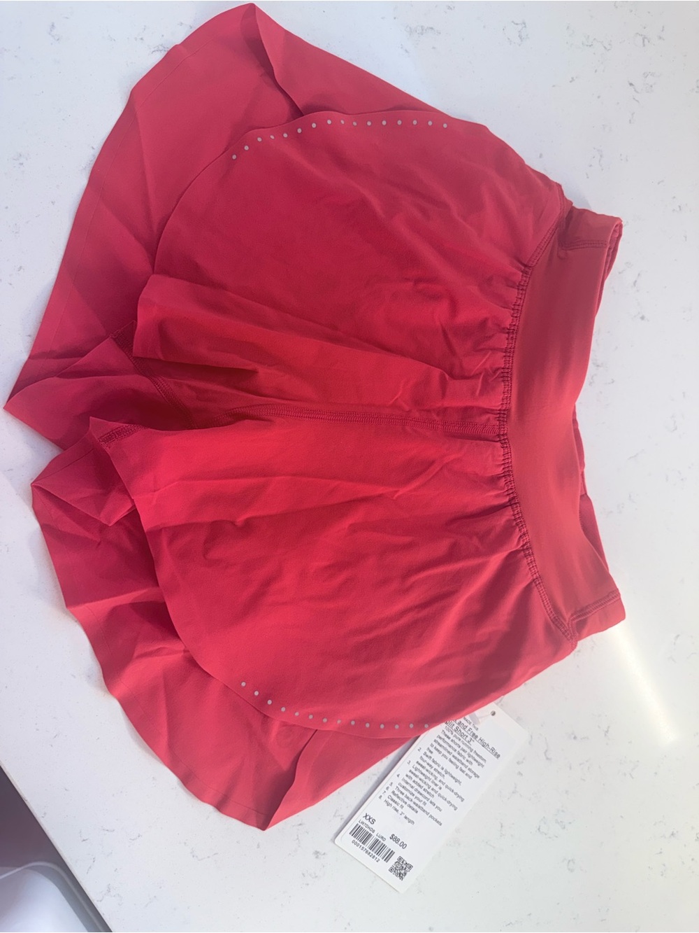 Red Athletic shorts